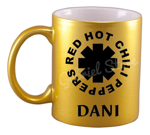 Tazas Doradas Bandas De Rock De 11 Oz