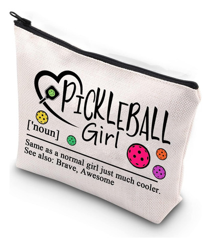 Bolsa De Maquillaje Para Niña De Pickleball Para Regalo De J