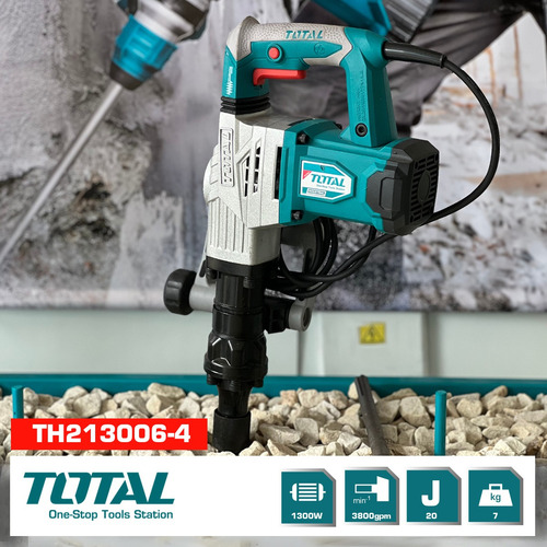 Martillo Demoledor Total Potencia 1300w Color Turquesa