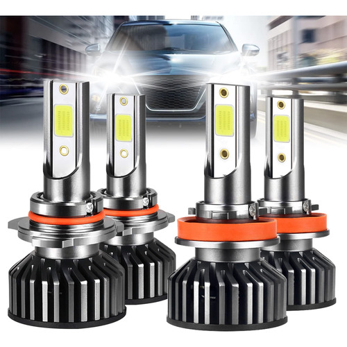 Quayub Combo Bombilla Led Para Faro Delantero Nissan Altima