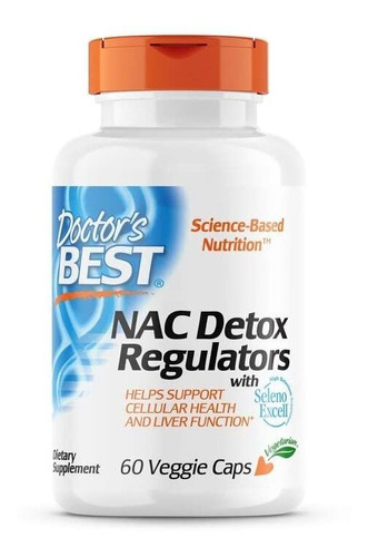 Doctors Best Nac Detox Regulators 60 Cápsulas Vegetarianas 