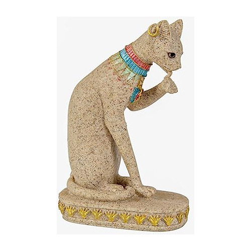 Estatua Egipcia De La Diosa Del Gato Bastet Decoración Egipc