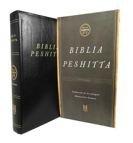 Biblia Peshitta Imitación Piel Color Negro