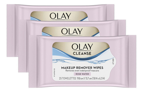 Olay Toallitas Desmaquillantes Olay Con Agua De Rosas, 25