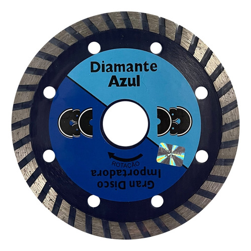 Disco Diamantado Turbo  4 Diamante Azul