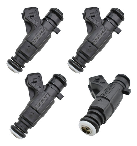 Kit 4 Bico Injetor Fox 1.6 8v Flex 2010 2011 2012 2013 2014