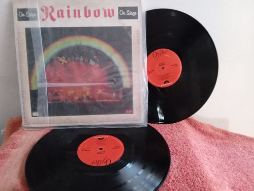 Rainbow On Stage Disco Lp Doble De Acetato