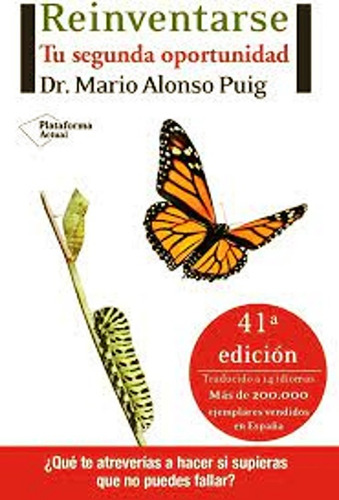 Reinventarse Mario Alonso Puig - Libro Nuevo - Envio Rapido