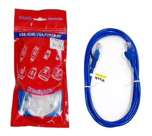 2 Cable Red 3 Metros Rj45 Lan Utp Patch Cord Internet Pc Ccc