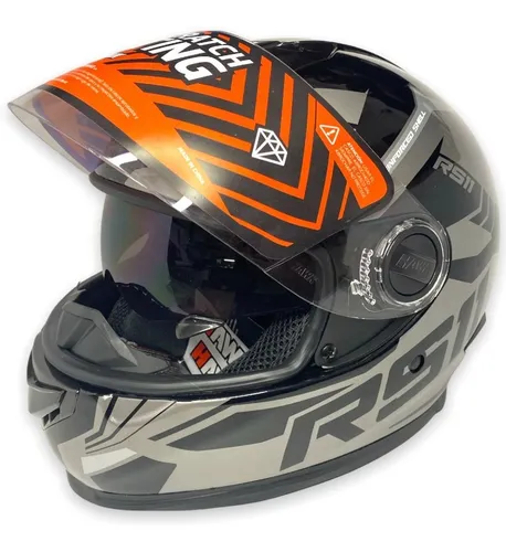 Casco para moto integral Hawk RS11 sophie mate revo talle L