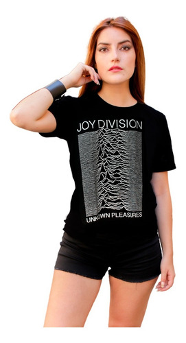 Polera Unknown Pleasures // Joy Division // Lucy Rock