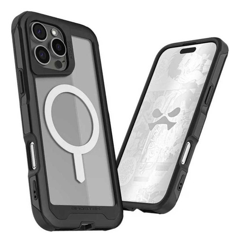 . Funda Ghostek Atomic Para iPhone 16 Pro Aluminio Negra