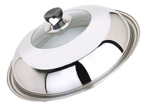 Tapa De Olla De Vidrio Universal De Acero Inoxidable Resiste