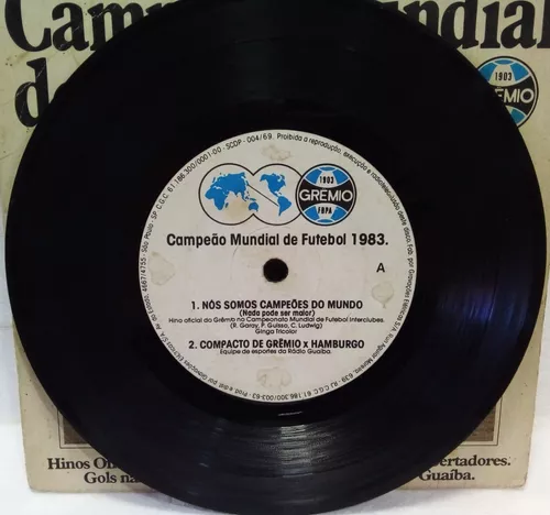 Grêmio Campeão Mundial '83 (capa do compacto em vinil)