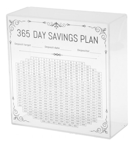 Hucha De 7,8x3x7,8 Pulgadas Con Caja De Ahorro De Dinero