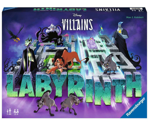 Juego Mesa Familiar Laberinto Villanos Disney Ravensburger