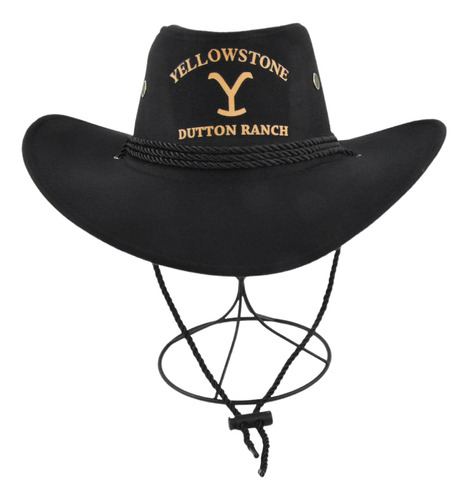 Vaquero Sombrero De Yellowstone Con Ala Curva