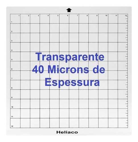 Base De Corte Silhouette Cameo 1 2 3 4 30x30 Cola 40 Micras Cor Transparente