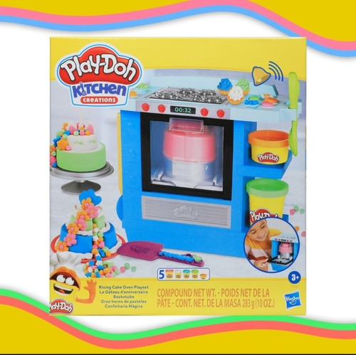 Play Doh, Horno De Pasteles Hasbro Amarillo (Usado)