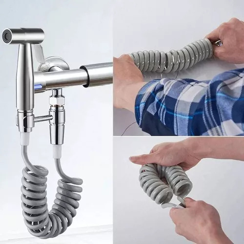 Kit Ducha Bidet Arabe Inodoro Wc Acero Inoxidable