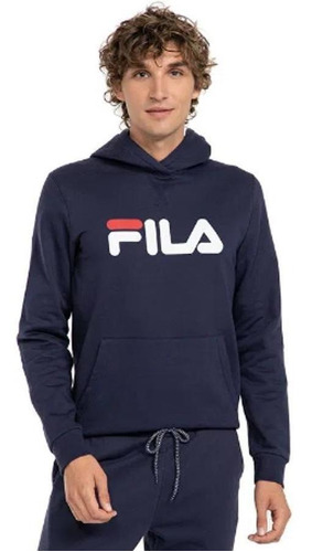 Poleron Fila Letter Hombre Navy