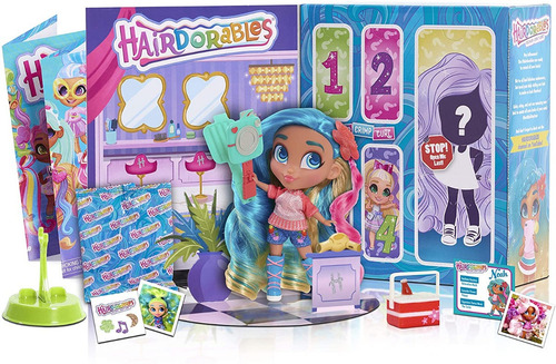 Imagen 2 de 6 de Hairdorables Muñeca 11 Sorpresas Increible Pelo