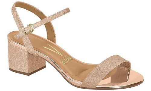Sand lia Ros Rasteira Casamento Metalizado Glitter R 169 9