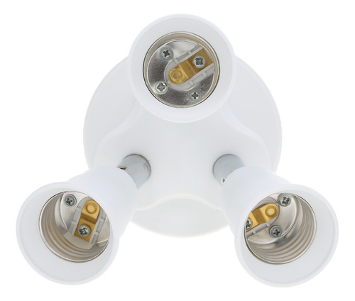 Adaptador Divisor De Soquete De Luz E26/27 3 Em 1, Ajustável