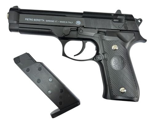 Pistola Fusil Beretta - Q9b Linterna Laser Airsoft Negro