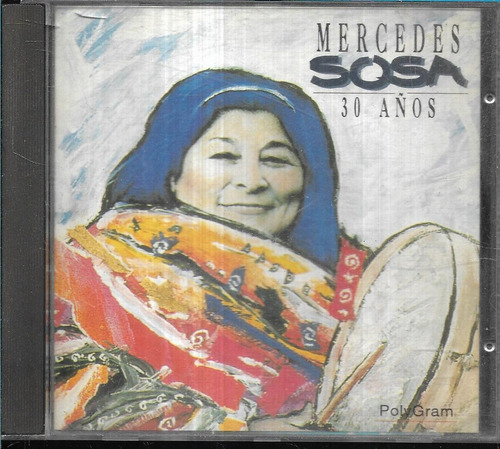 Mercedes Sosa Album 30 Años Sello Polygram Discos Cd