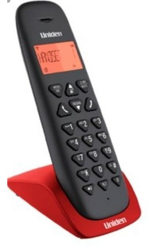 Telefono Inalambrico Uniden At3102 Con Alta Voz Negro Y Rojo