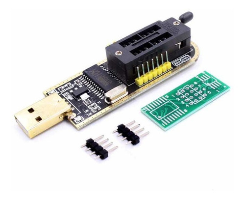 Imagen 6 de 6 de Programador Eeprom, Pic Ch341a Mas Pinzas Para Bios