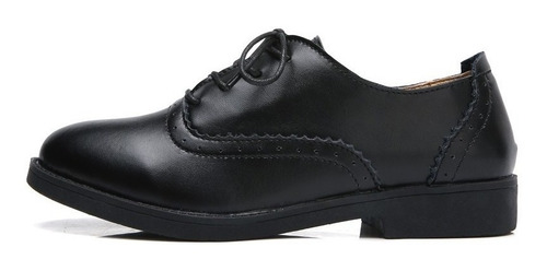 Imagen 2 de 8 de Zapatos Formales Cuero Oxford 35-40