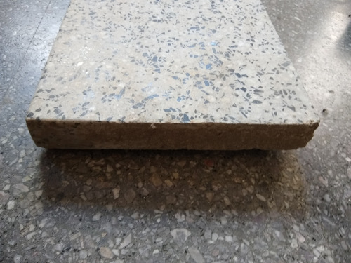 Umbral De Granito 80 X 25 X 4 (blanco Con Piedras Negras)