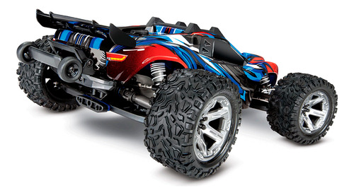 Traxxas 1/10 Rustler 4x4 VXL Box Tai TSM Modelo de Carro