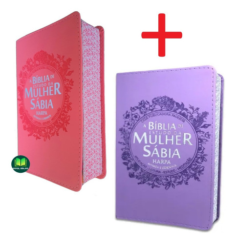 Bíblia Da Mulher Sábia Letra Grande Harpa 2 Unidades