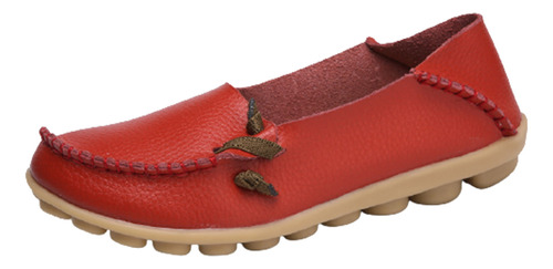 Zapatos Planos Casuales Redondos Para Mujer, Mocasines, Part