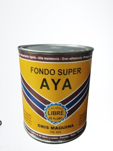 Fondo Super Gris Maquina 1/4 Galon Aya