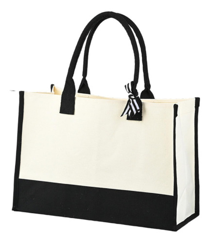 N Bolso De Tela Resistente Para Lado Con Bolsillo Interior
