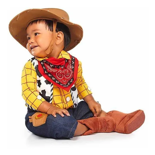 Disfraz Tipo Woody Toy Story Vaquero Con Cubrebotas 399