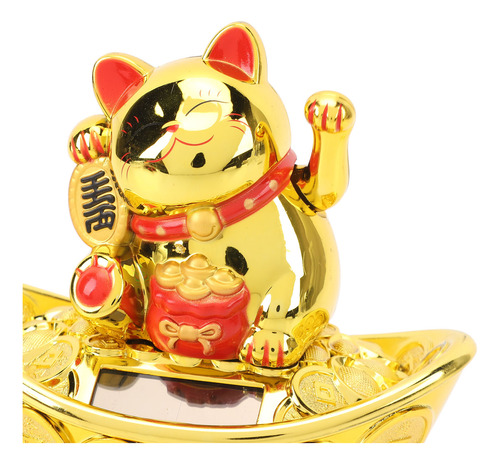 Brazo Fortune Con Energía Solar Lucky Waving Cat