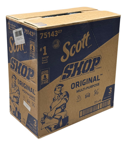 Scott Shop Towel Caja Con 30 Rollos
