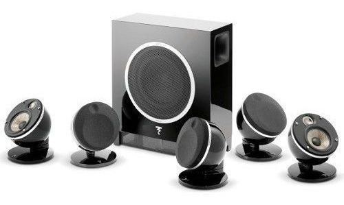 Home Theater Focal Dôme Flax Pack 5.1 Sub Air Wireless Cor Preto