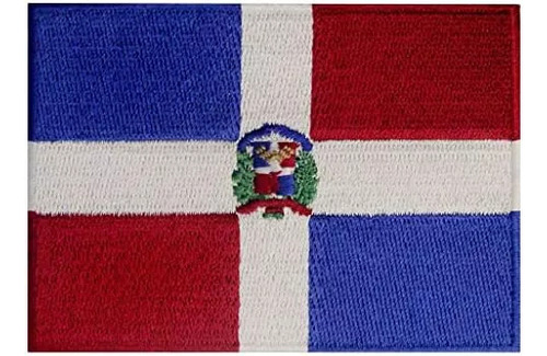 Emblema Bordado De La Bandera De La República Dominicana Pa