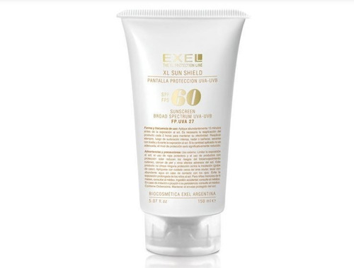 Pantalla Protector Solar Xl Uva - Uvb Exel Factor 60 X150ml