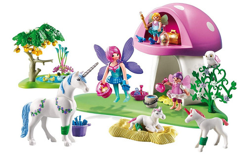 Playmobil Fairies Con Toadstool Casa