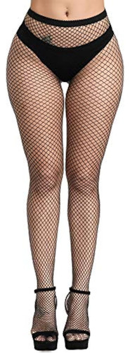 Women's Fishnet Stockings Sexy Tights High Waisted Pantyhose
