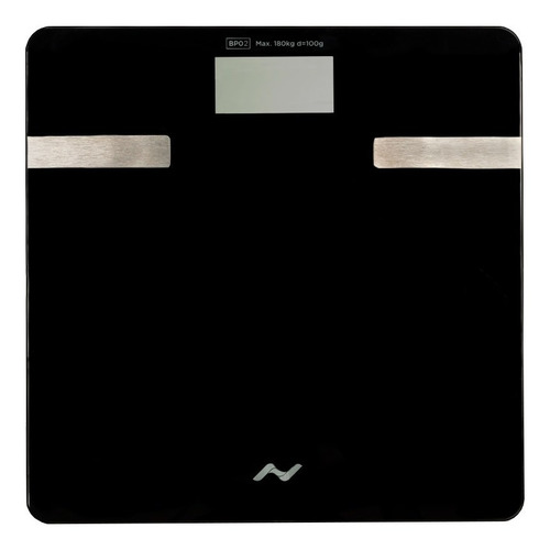 Imagen 2 de 6 de Balanza Digital Personal Nictom Bp02 Negra, Hasta 180 Kg