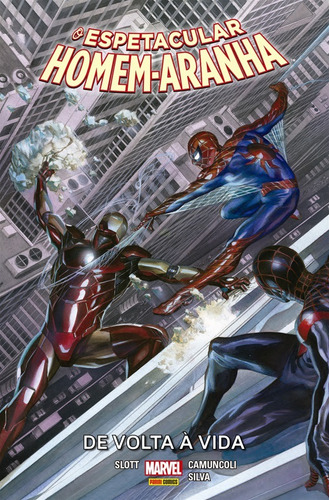O Espetacular Homem-Aranha Vol. 10: De Volta à Vida: Nova Marvel Deluxe, de Slott, Dan. Editora Panini Brasil LTDA, capa dura em português, 2021