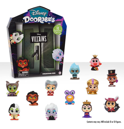 Set De Juego Villain  Incluye 12 Mini Figuras Disney